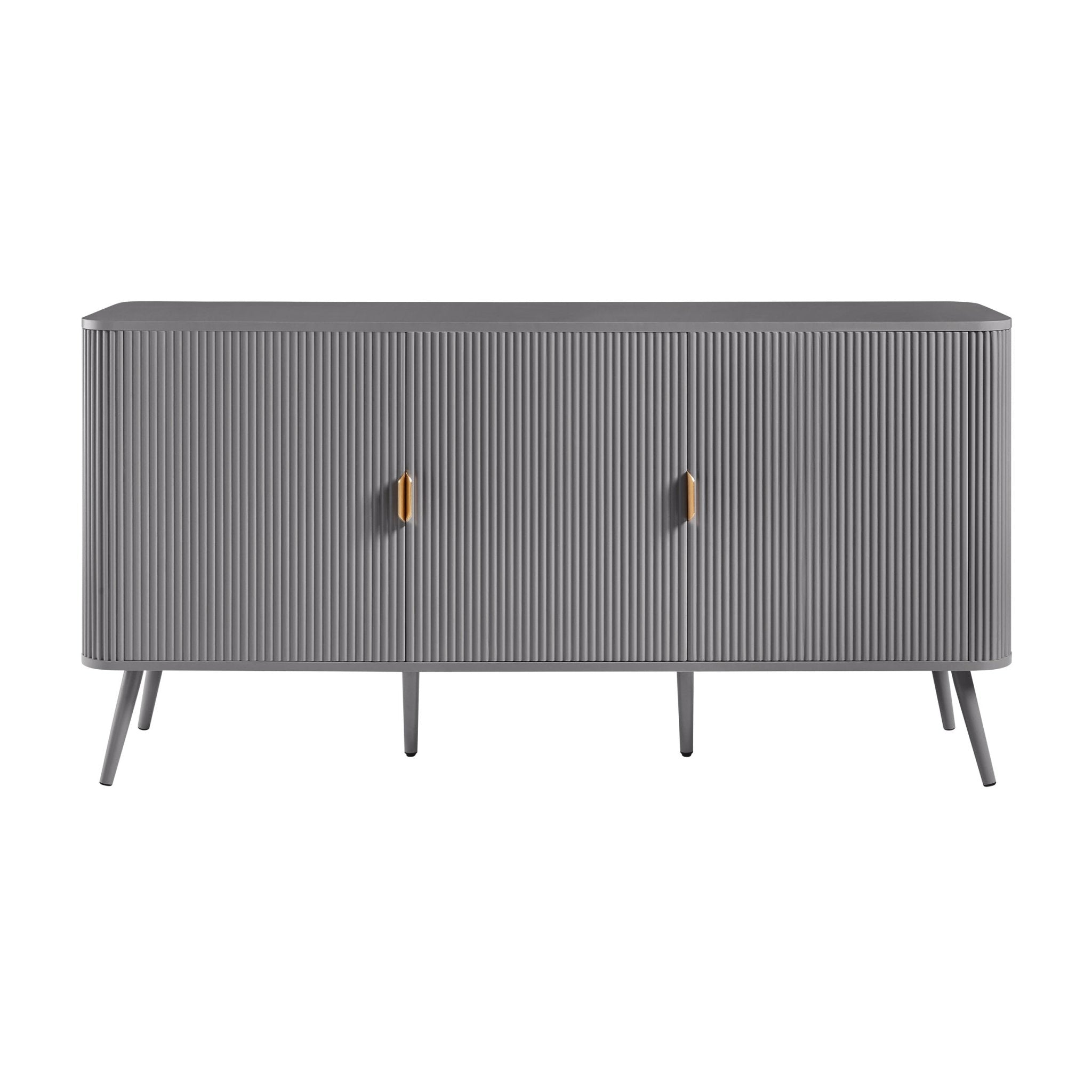 Hattie 3 Door Sideboard - Light Grey