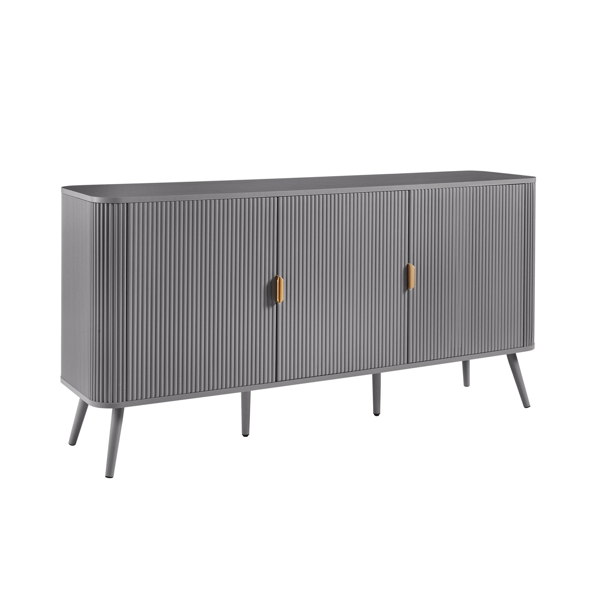 Hattie 3 Door Sideboard - Light Grey