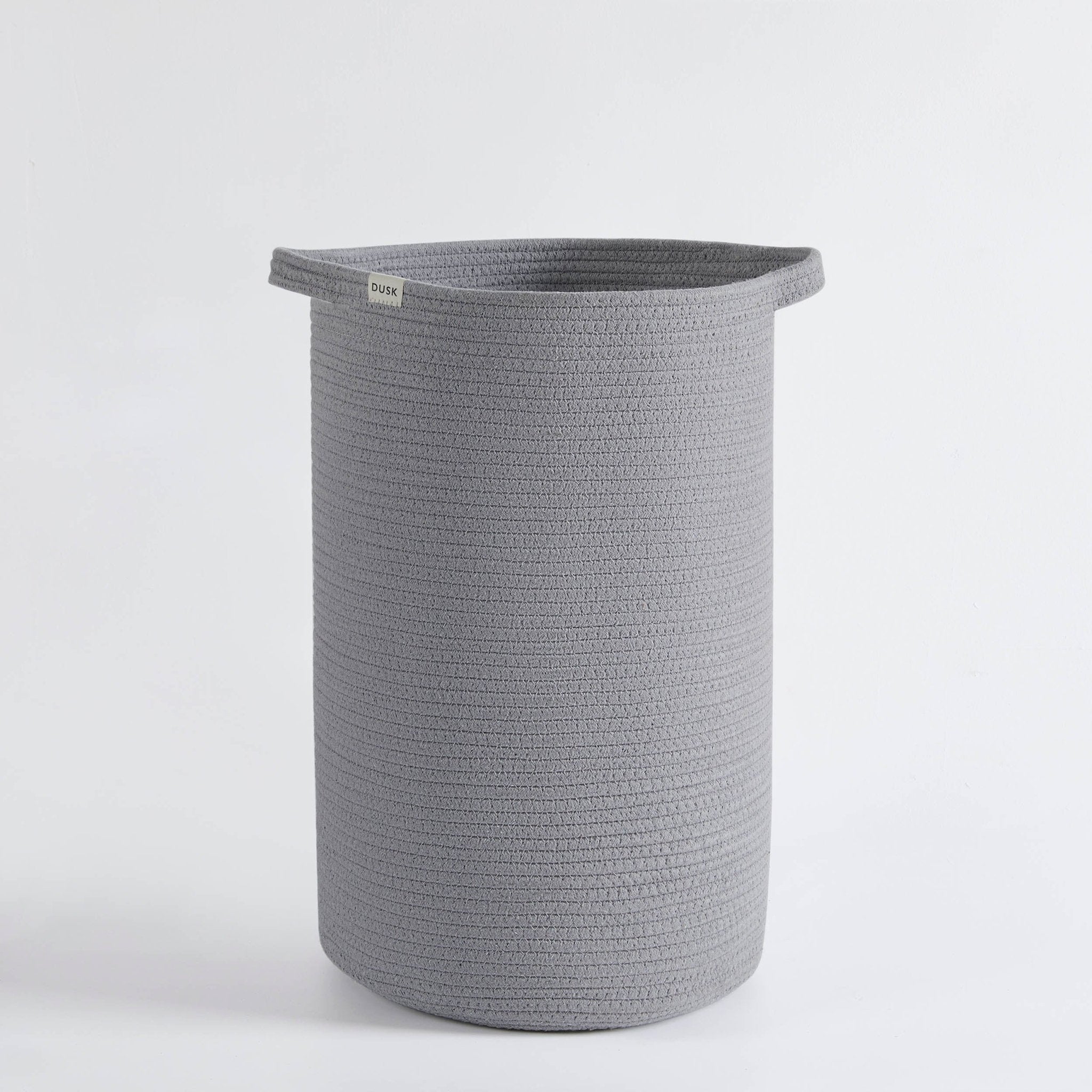 Rope Laundry Basket - Grey