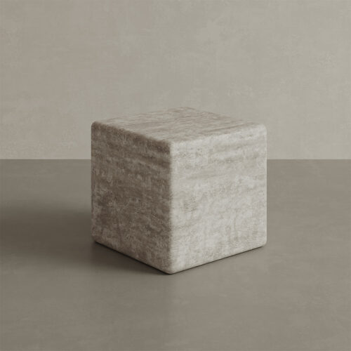 Cerazo Travertine Coffee Table, White - Image 7