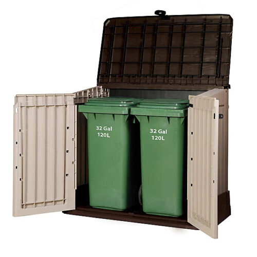 Keter Store It Out Midi Beige & brown 880L Garden storage box - Image 3