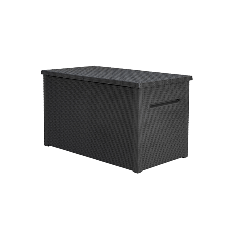 Keter Java 870 Litre Plastic Storage Box ? Grey-oakleysgardenmachine- Free shipping